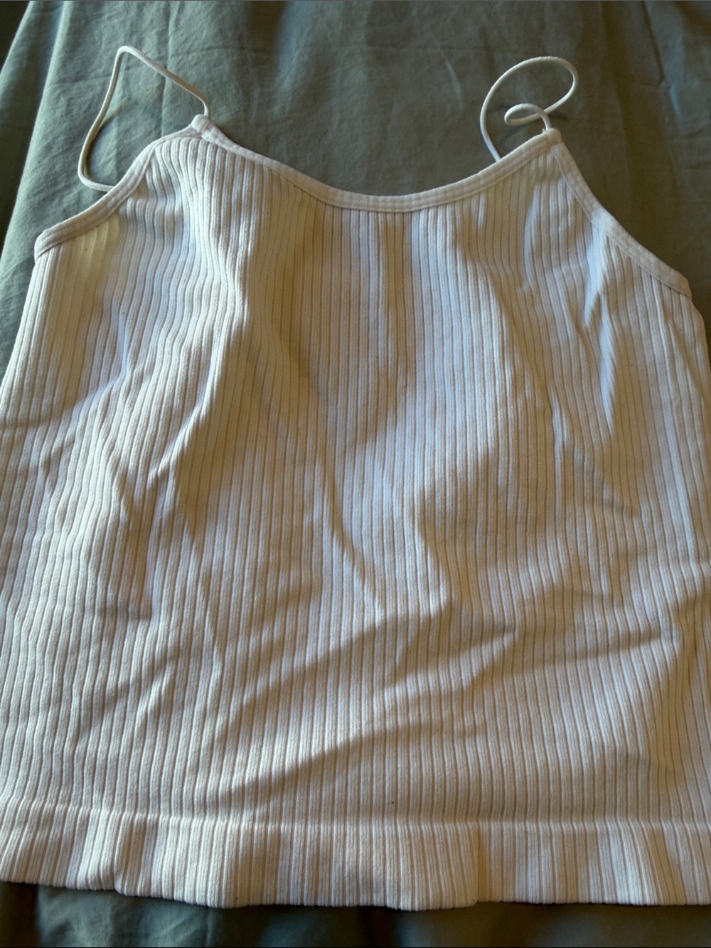 Hollister White Ribbed Polo Crop + 3 White Layering Tops - Picture 7 of 12